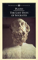 Book cover of "The Last Days of Socrates" by Plato